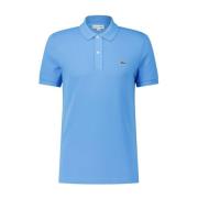 Slim-Fit Katoenen Polo Shirt Lacoste , Blue , Heren