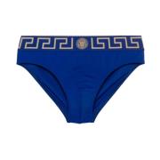 Zee Kleding met Greca Details Versace , Blue , Heren