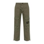 Broek met logo Stone Island , Green , Heren