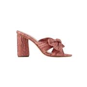 Leather sandals Loeffler Randall , Pink , Dames