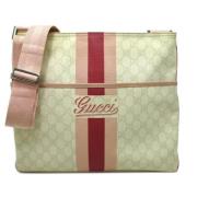 Pre-owned Leather shoulder-bags Gucci Vintage , Beige , Dames