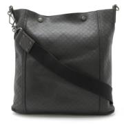 Pre-owned Leather shoulder-bags Bottega Veneta Vintage , Black , Dames