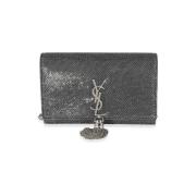 Pre-owned Leather crossbody-bags Yves Saint Laurent Vintage , Gray , D...