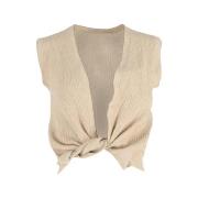 Pre-owned Cotton tops Jacquemus Pre-owned , Beige , Dames