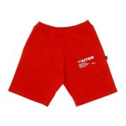 Rode Sweatshorts Lichtgewicht Elastische Taille Iuter , Red , Heren