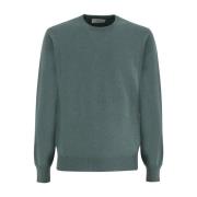 Kasjmier Crew Neck Sweater Mauro Ottaviani , Green , Heren