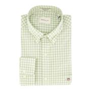 Casual Groene Overhemd Gant , Green , Heren