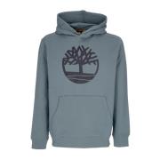 Kern Logo Hoodie Groen/Zwart Timberland , Blue , Heren