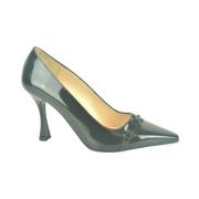 Kanten Pump met Tip Nerogiardini , Black , Dames