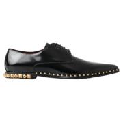 Elegante Derby-schoenen met studs Dolce & Gabbana , Black , Heren