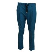 Stijlvolle Casual Chinos Broek Dolce & Gabbana , Blue , Heren