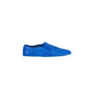 Dames Slip-Ons Kant Hak Print Dolce & Gabbana , Blue , Dames