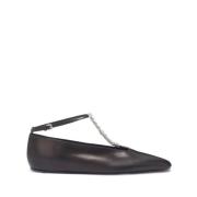 Elegante Ballerina Schoenen Jil Sander , Black , Dames