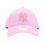 Yankees Baseball Cap New Era , Pink , Dames