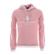 Heren Rits Hoodie Dolce & Gabbana , Pink , Heren