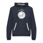 Sweatshirt met patch Emporio Armani , Blue , Heren