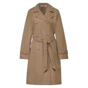 Moderne Trenchcoat Street One , Brown , Dames