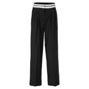 Wide Fit High Waist Broek Wichita Marc Cain , Black , Dames