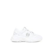 Stijlvolle Sneakers met Katoenmix Philipp Plein , White , Heren