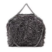 Grijze schoudertas met diamantgeslepen ketting Stella McCartney , Gray...