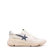 Vintage Leren Sneakers Golden Goose , Beige , Heren