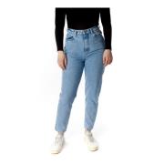 Hoge Taille Mom Fit Jeans Armedangels , Blue , Dames