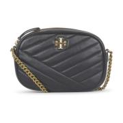 Zwarte Chevron Cameratas Tory Burch , Black , Dames