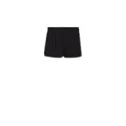 Casual Denim Shorts voor Vrouwen Max Mara Studio , Black , Dames