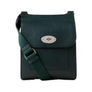 Kleine Antony Groene Lederen Schoudertas Mulberry , Green , Dames