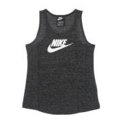 Sportieve Tanktop Zwart Wit Nike , Gray , Heren