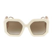 Stijlvolle zonnebril Spp067 Philipp Plein , Beige , Dames