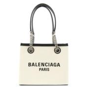 Pre-owned Cotton totes Balenciaga Vintage , White , Dames