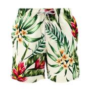 Zwemkleding met bloemenprint en trekkoord MC2 Saint Barth , Multicolor...