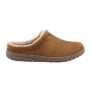 Gezellige Pantoffel met Rozijn Accent Skechers , Brown , Heren