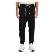 Elastische Taille Sweatpants met Ritszakken Boss , Black , Heren