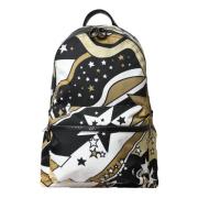 Multicolor Strepen Sterren Nylon Rugzak Mannen Tas Dolce & Gabbana , M...