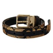 Multicolor Jacquard Logo Gesp Riem Dolce & Gabbana , Multicolor , Dame...