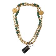 Weelderige Edelsteen Ketting Dolce & Gabbana , Yellow , Dames