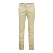 Formele Katoenen Chino Broek Bruin Meyer , Beige , Heren