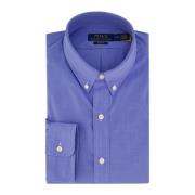 Blauw casual shirt katoenmix Ralph Lauren , Blue , Heren