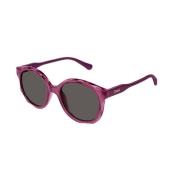 Roze Grijze Zonnebril Chloé , Purple , Dames