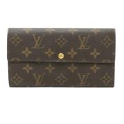 Pre-owned Canvas wallets Louis Vuitton Vintage , Brown , Dames