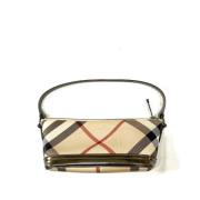 Pre-owned Canvas handbags Burberry Vintage , Beige , Dames