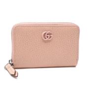 Pre-owned Leather wallets Gucci Vintage , Pink , Dames