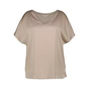 Alicia Beige Top Amélie & Amélie , Beige , Dames