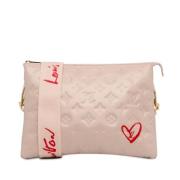 Pre-owned Leather shoulder-bags Louis Vuitton Vintage , Pink , Dames