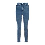 Stijlvolle Herenbroek Calvin Klein , Blue , Dames