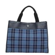 Pre-owned Fabric handbags Burberry Vintage , Blue , Dames