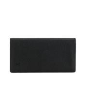 Pre-owned Leather wallets Louis Vuitton Vintage , Black , Dames