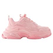 Leather sneakers Balenciaga , Pink , Dames